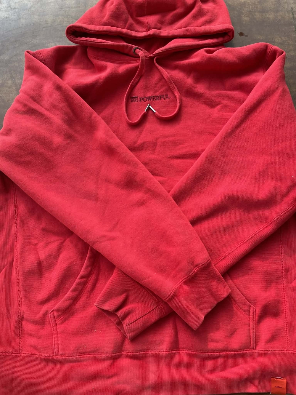 Be Powerful-Detail Hooded Sweatshirt